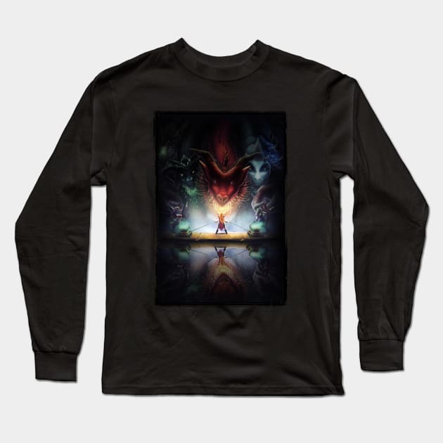 Tiamat Long Sleeve T-Shirt by tfernandesart